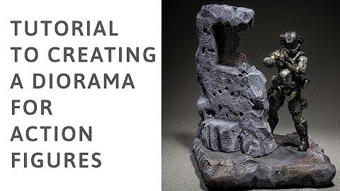 Action figure diorama. How to create. How to paint. Tutorial.