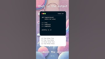 Python Challenge #47: Boolean Toggle – What’s the Output?