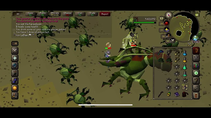Osrs Bow of Faerdhinen vs Kalphite Queen (mobile ironman)