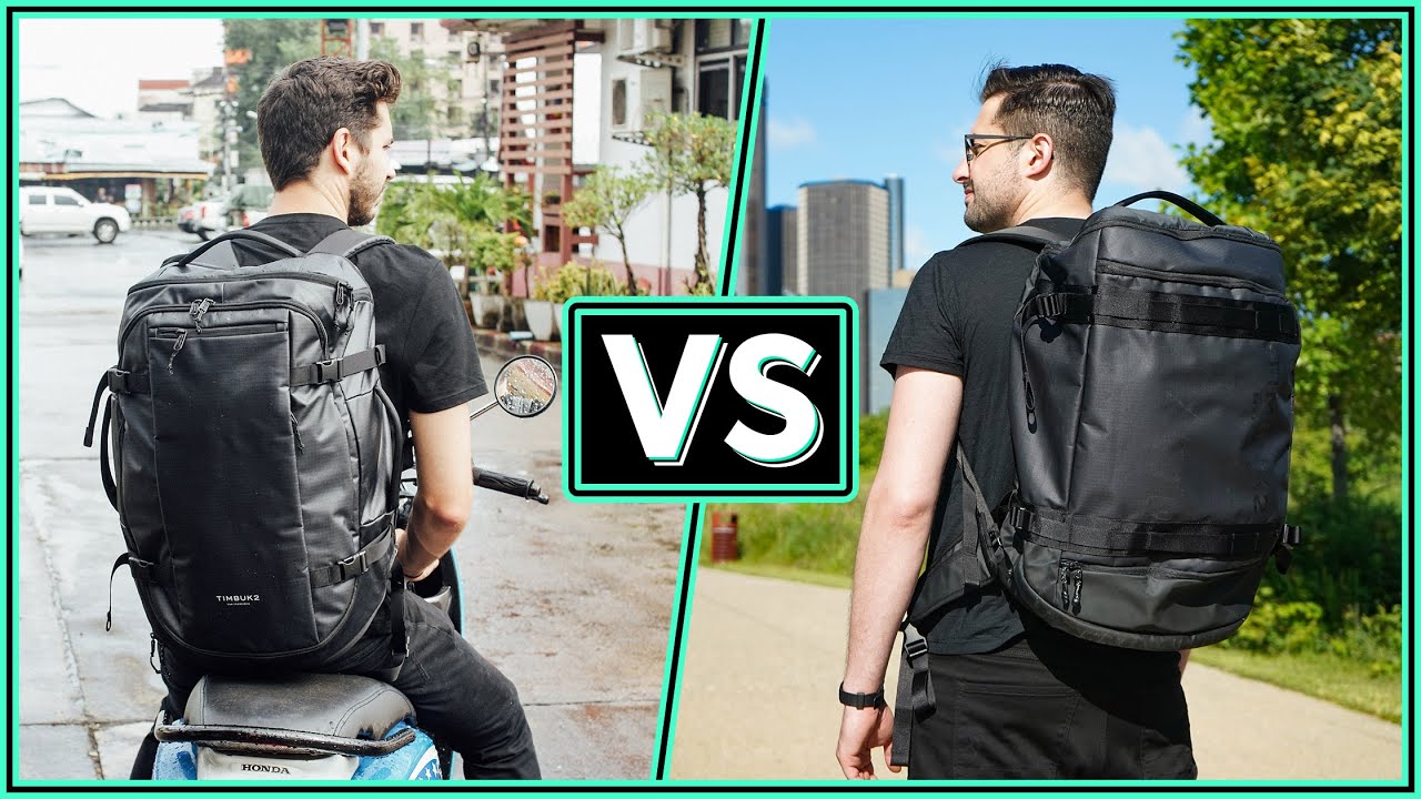 Timbuk2 Impulse Travel Backpack Duffel Vs Wander Pack Comparison - YouTube