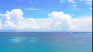 Nature's Video Aerial View of a Blue Sea with Big Clouds HD Free to use No Copyright 1080p screenshot 3