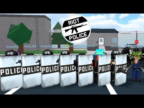 Huge Riot Police Team Prison Life 2 02 Roblox Youtube - roblox prison life 2.02