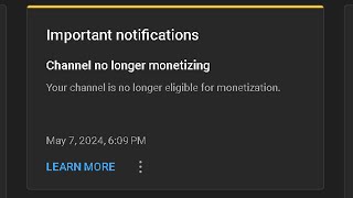 my channel got demonetized... - day 135 of 366