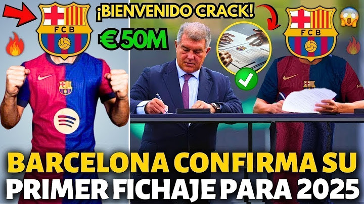 🚨OFICIAL✅ BARCELONA CONFIRMA SU PRIMER FICHAJE PARA 2025!¡BIENVENIDO!¡NOTICIAS DEL BARCELONA HOY!