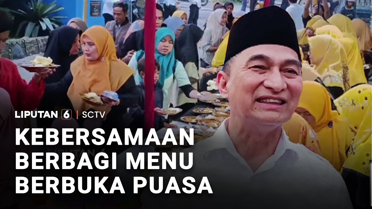 Kebersamaan Berbagi Menu Berbuka Puasa | Liputan 6