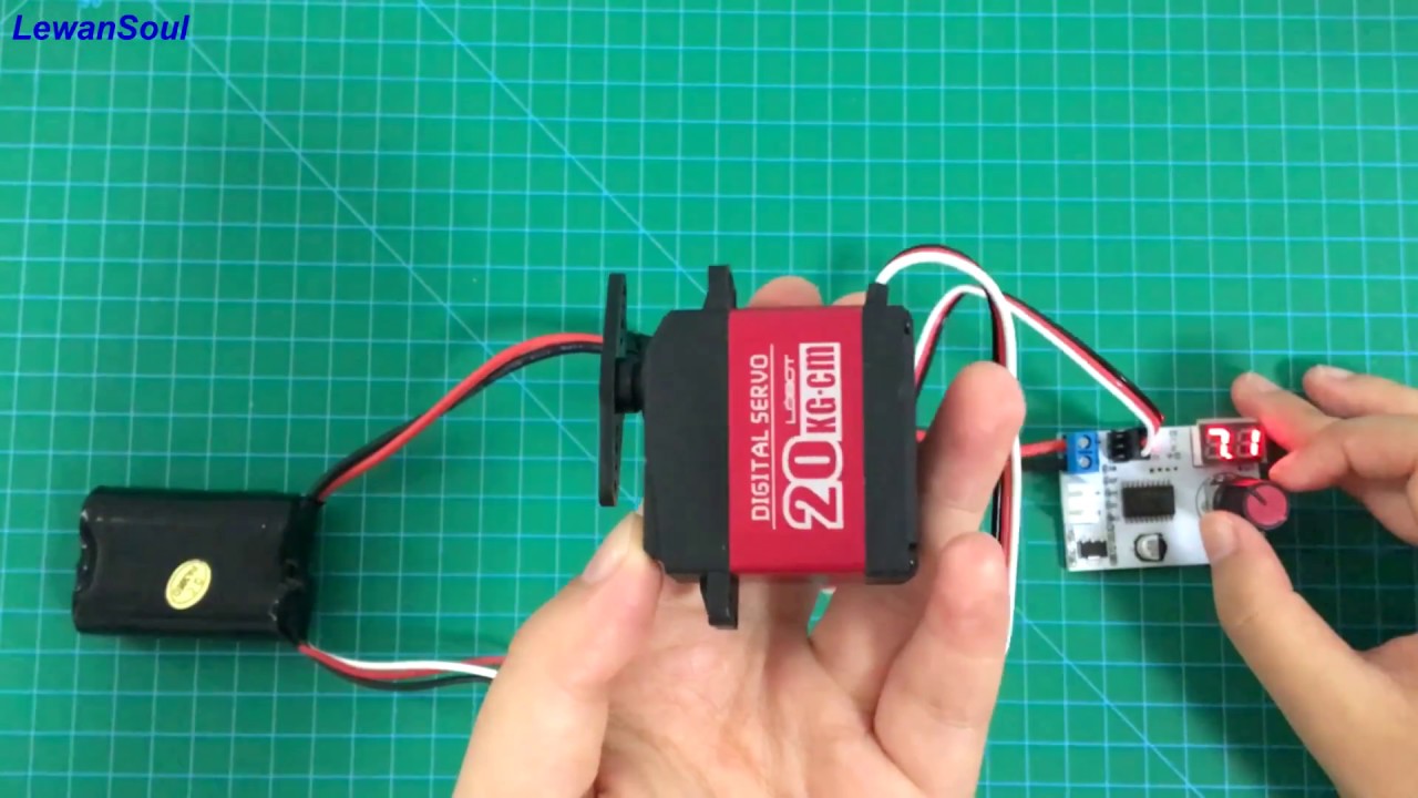 LD20MG servo (robot making) YouTube
