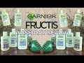 Wash day review garnier fructis hair filler  hyaluronic for curly hair  fabulous faith