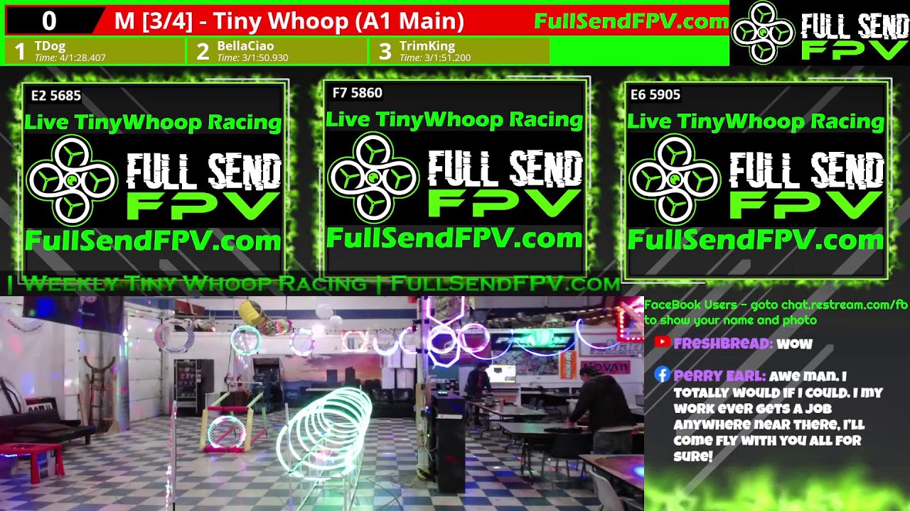 Full Send FPV Presents LIVE Tiny Whoop Racing