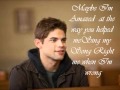 Maybe I'm Amazed- Jeremy Jordan and Keke Palmer Lyrics