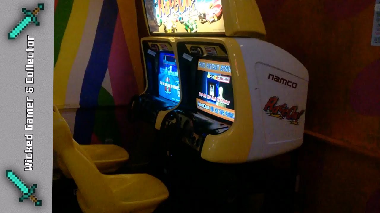 Arcade Machine Cabinet Namco Race On Center Parks Lommel