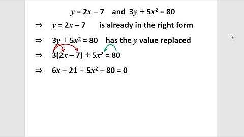 Man vs Maths: L2 Simultaneous Equations #3 Achieved Example