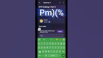 ETH staking part 5 tapswap video code 26 November