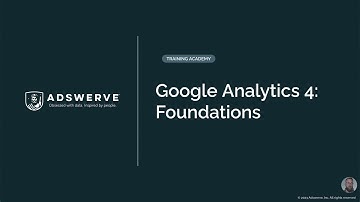 GA4 Foundations 01: Overview