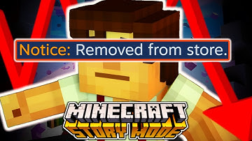 Why Minecraft Story Mode was REMOVED from the Internet...