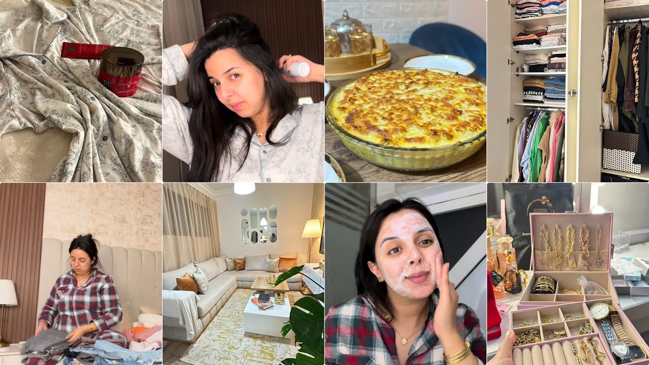 روتين ربة بيت ✨جبدتو ندمت اليوم حيدت عليا تمارة✨تنظيف و ترتيب 👌🏻مشتريات جديدة داكشي لي نفسي فيه✨