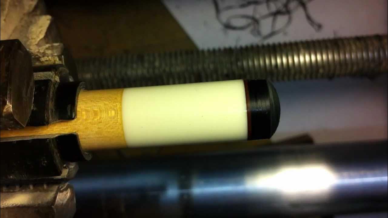 Pool Cue Tip Installation by Black King Tips YouTube
