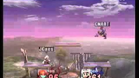 *OUTDATED PRE-DEMO 2* Project M - JCaesar (Mario) vs cmart (Samus) w/ commentary