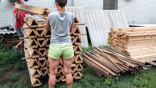 Neighbors were Jealous of Our Primitive Woodworking for the Privacy Fence ►2