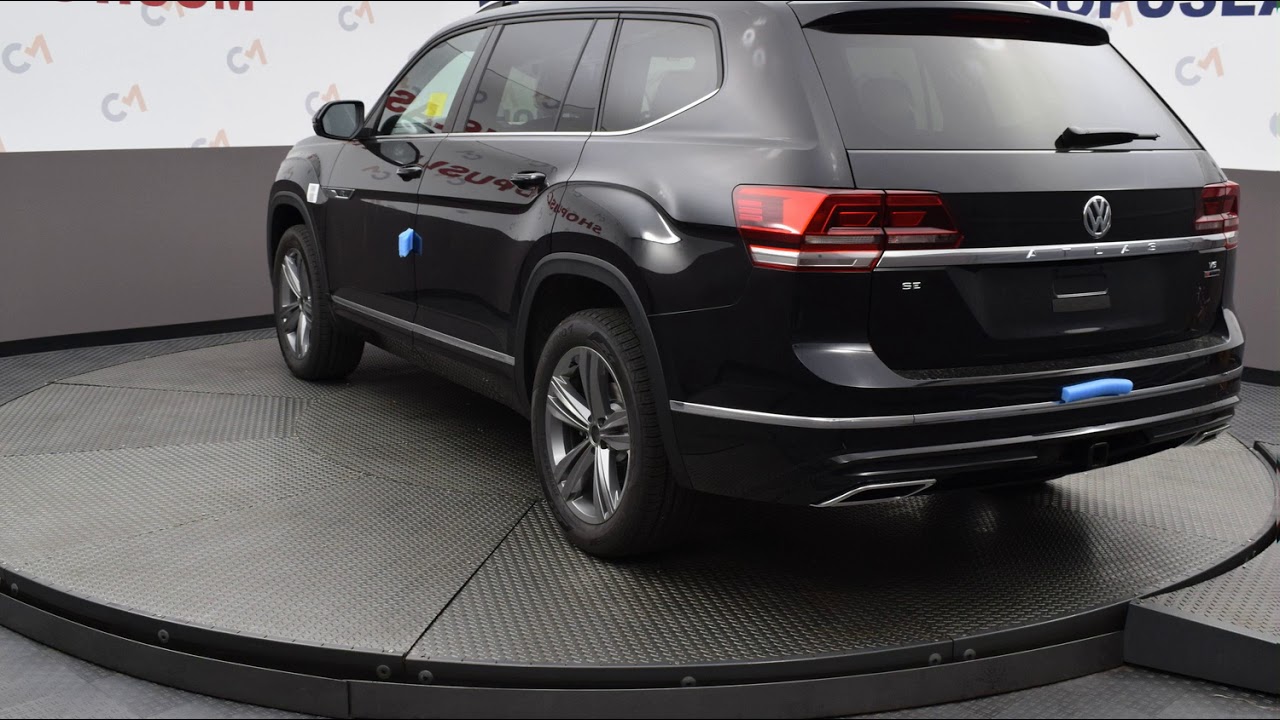 2019 Black Volkswagen Atlas 4D Sport Utility #V3072 - YouTube