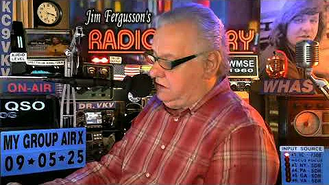 KC9VKV HAM RADIO QSO-VLOG - MY GROUP AIRCHECK!!! - 9/5/25 - JIM'S RADIO STORY