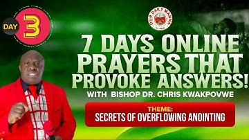 SECRETS OF THE OVERFLOWING ANOINTING! - PART 3