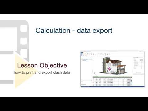 usBIM.clash Tutorial - Clash Detection data export - ACCA software