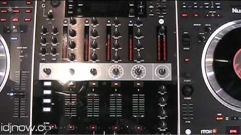 Numark X7 Midi Mixer at NAMM 2010 with IDJNOW