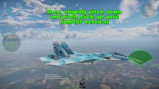 War Thunder | How to perform "Cobra Maneuver"