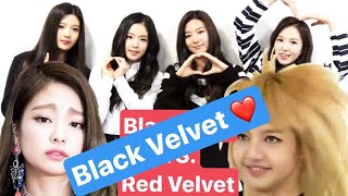 Which BLACK PINK Member Resembles the RED VELVET Member?