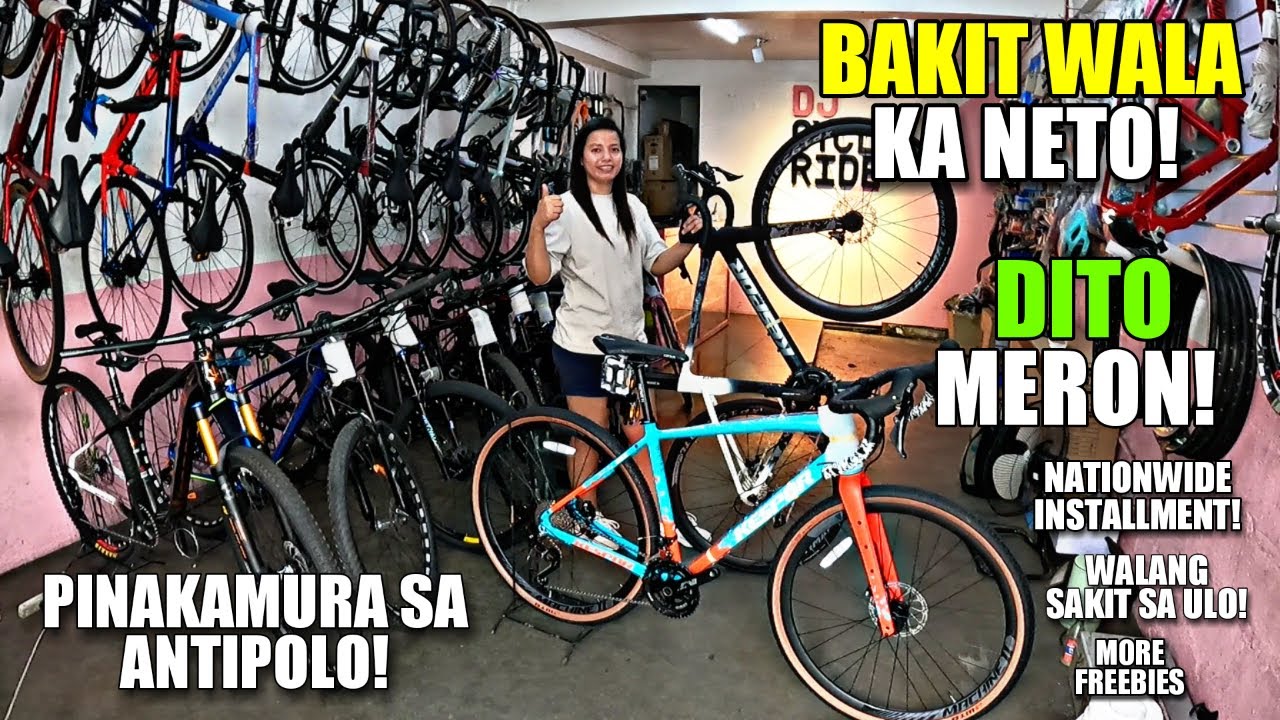 MERON AT MARAMI NA DITO! ROAD BIKE GRAVEL BIKE AT MTB! PINAKAMURANG KESPOR CARBON SA ANTIPOLO!
