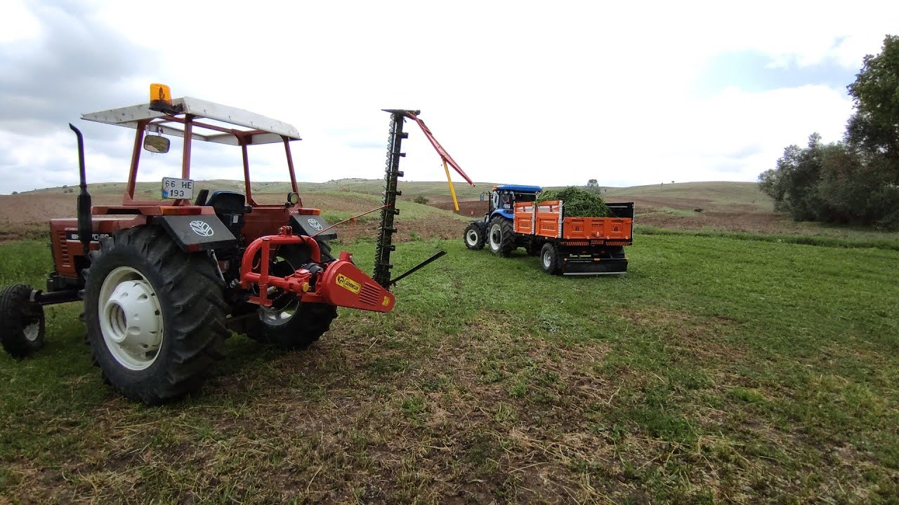 NEWHOLLAND 70 İLE YONCA BİÇİYORUM( yeni makina parasını degermi)