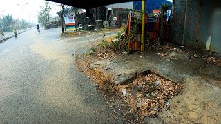 Abandon Culvert Drain Was Clogged By Trash And Plastic