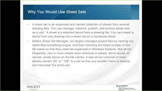Field and Sheet Sets in AutoCAD