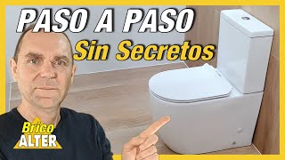 INSTALACION INODORO PASO A PASO,  COMO INSTALAR SANITARIO O WC