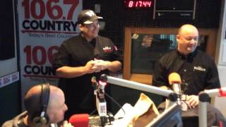 The Works Burger Visits Country 106.7