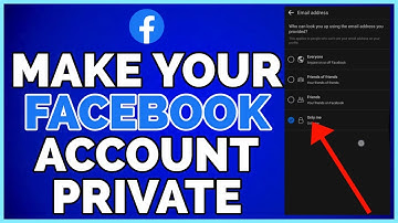 How To Make Your Facebook Account Private - 2023 (Full Tutorial)