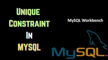 How to use Unique Constraint in MySQL Workbench | MySQL Tutorial for Beginners