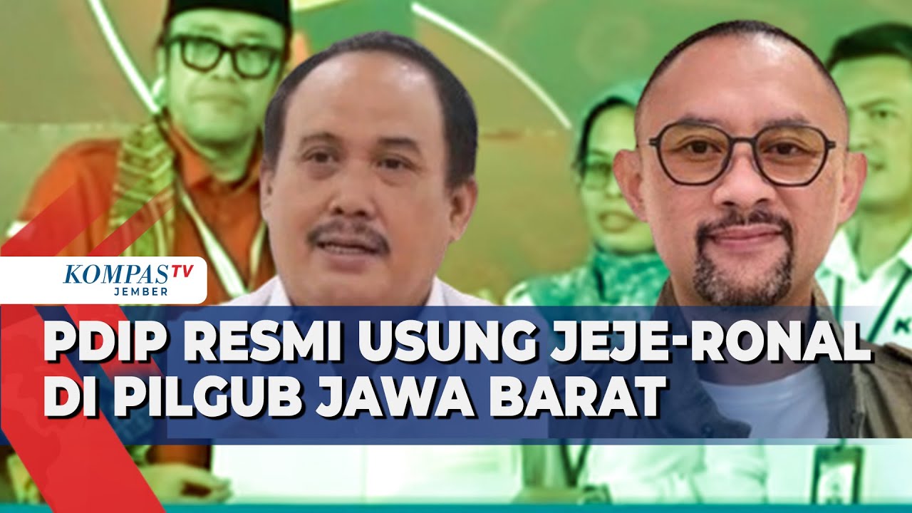 Keterangan Ono Surono Usai PDIP Resmi Usung Jeje-Ronal di Pilgub Jawa ...