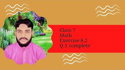 Class 7th Math|Ch.8|Exercise 8.2|Q. 1 Part 4|Maths by Akbar kamal