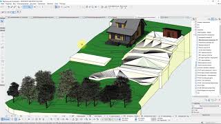 [Урок Archicad] Вертикальная планировка в ARCHICAD 22