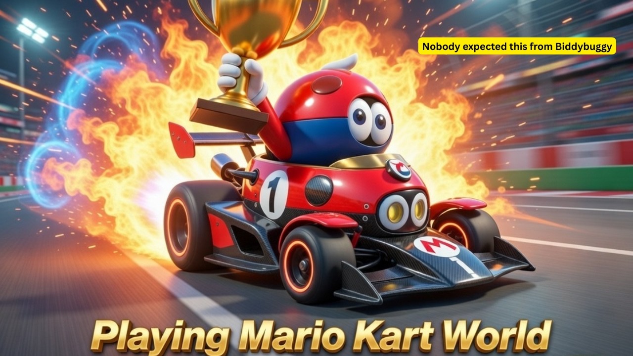 Biddybuggy Clutch Finish in Mario Kart World