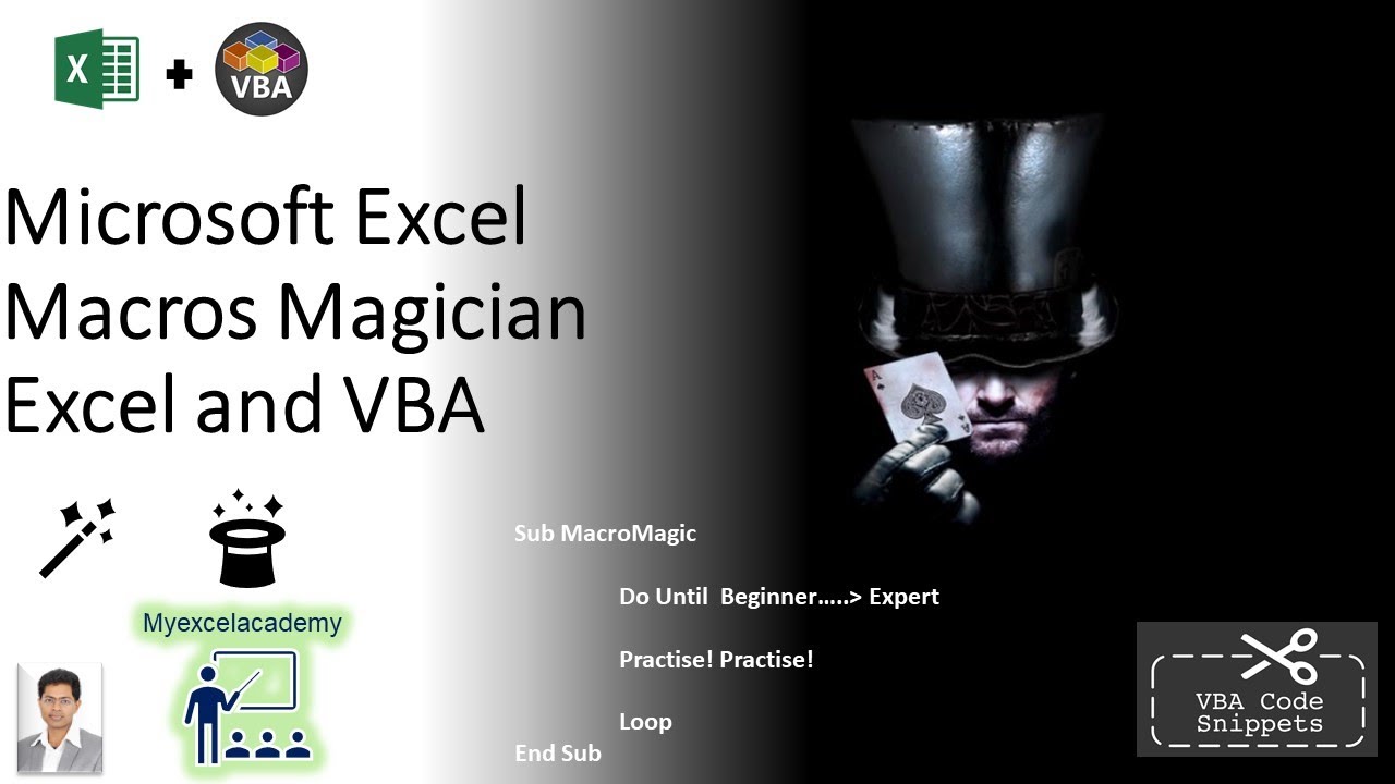 Microsoft Excel Macros - Excel VBA - YouTube