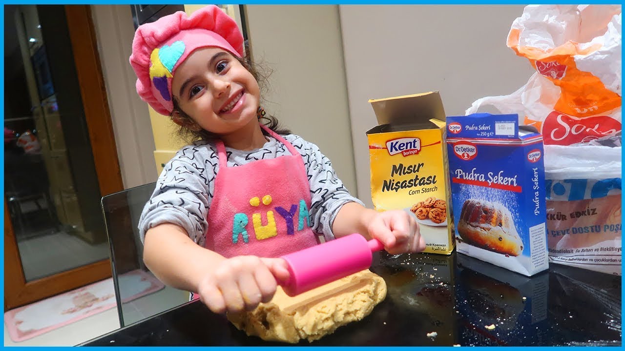 Rüya Mutfakta Hamurla Gerçek Kurabiyeler Yaptık, Fırınımızda Pişirdik l Rüya Mutfakta