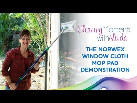 Cleaning High Windows, Lots of Windows or Lots of Glass Quickly and Easily with Norwex