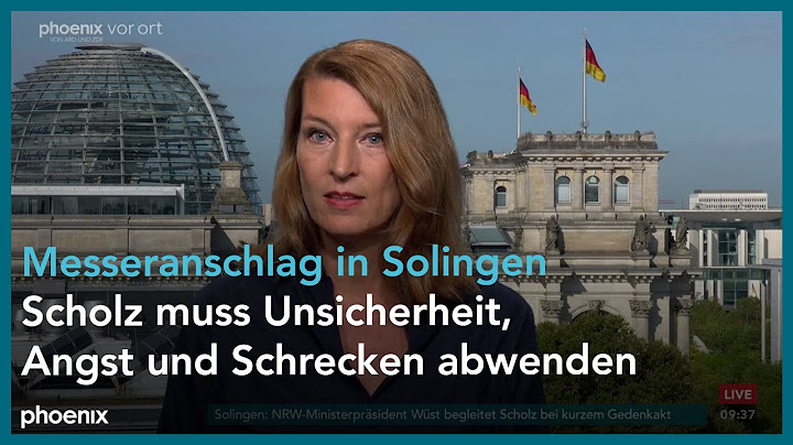 phoenix nachgefragt mit Franziska Reich zum Messeranschlag in Solingen am 26.08.24