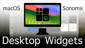 How To Add and Edit Desktop Widgets in macOS Sonoma