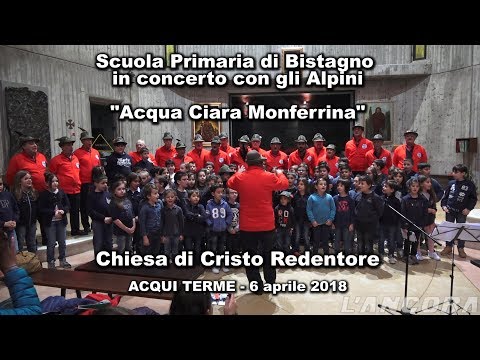 Acqui Terme - Scuola Primaria di Bistagno  in concerto con gli Alpini