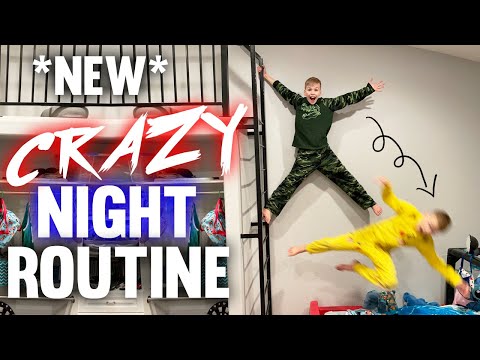 Our CRAZY Twin Night Routine!