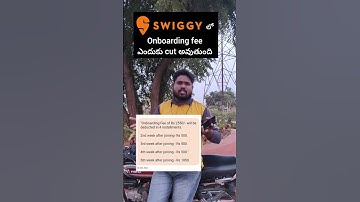 #shorts #vlog #swiggy Onboarding fee