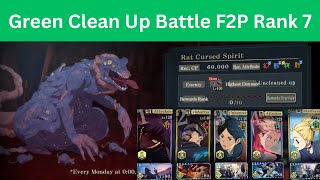 Green Clean Up Battle Guide F2P Rank 7 - Jujutsu Kaisen Phantom Parade screenshot 2